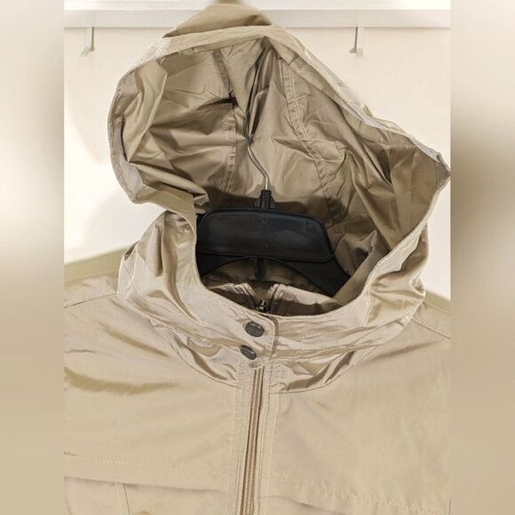 Cole Haan Women's Packable Hooded Rain Jacket with Bow Size PXS New Without Tags - Picture 6 of 15